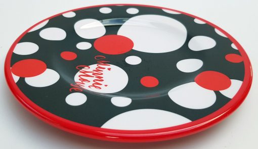 2 x Disney Store Minnie Mouse XOXO Melamine Side Plates