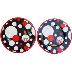 2 x Disney Store Minnie Mouse XOXO Melamine Side Plates