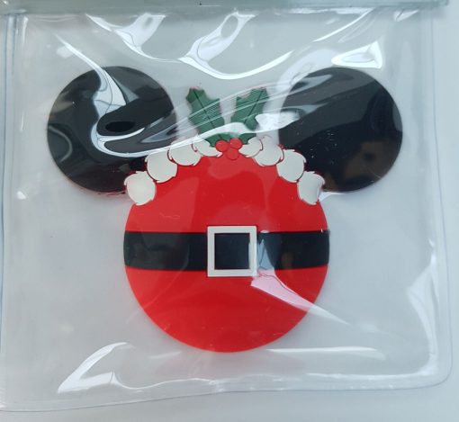 3 x Disneyland Paris Mickey Mouse Christmas Fridge Magnets