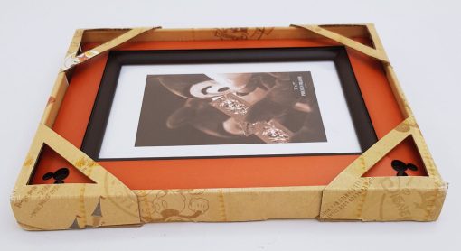 Disney Parks Mickey Mouse Two Tone Wood Tan & Black Photo Frame For 5"x7" Picture - Image 5