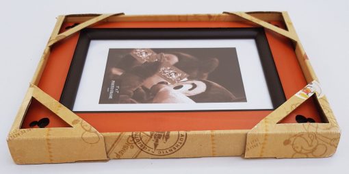 Disney Parks Mickey Mouse Two Tone Wood Tan & Black Photo Frame For 5"x7" Picture - Image 7