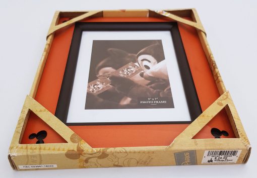 Disney Parks Mickey Mouse Two Tone Wood Tan & Black Photo Frame For 5"x7" Picture - Image 3