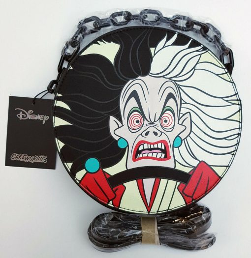 Cakeworthy Disney Cruella Chain Crossbody Bag