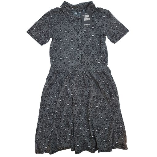 Cakeworthy Disney The Haunted Mansion Wallpaper Button Up Dress