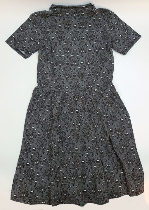 Cakeworthy Disney The Haunted Mansion Wallpaper Button Up Dress