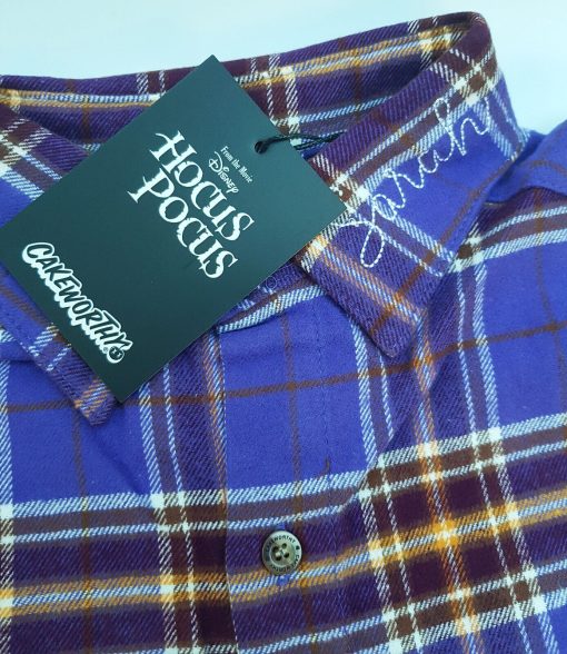 Cakeworthy Hocus Pocus Sarah Flannel Amuck Plaid Shirt