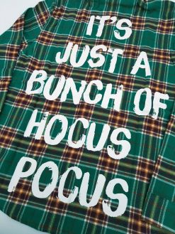 Cakeworthy Hocus Pocus Winifred Flannel Plaid Shirt