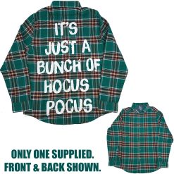 Cakeworthy Hocus Pocus Winifred Flannel Plaid Shirt