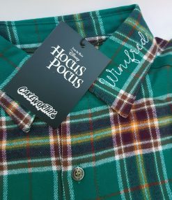 Cakeworthy Hocus Pocus Winifred Flannel Plaid Shirt