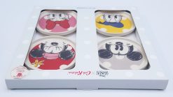 Cath Kidston Disney Mickey Mouse Set Of 4 Coasters Royal Stafford Earthenware