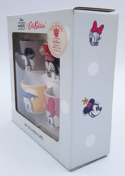 Cath Kidston Disney Mickey Mouse Set Of 4 Egg Cups Royal Stafford Earthenware