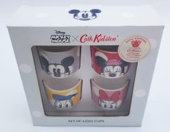 Cath Kidston Disney Mickey Mouse Set Of 4 Egg Cups Royal Stafford Earthenware