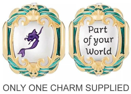 Chamilia Disney Little Mermaid Princess Ariel Part Of Your World Charm Bead