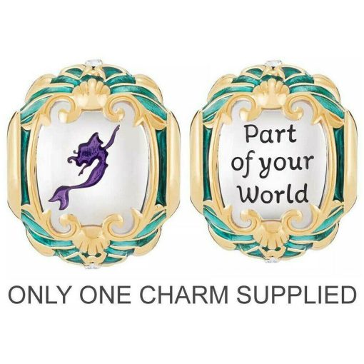 Chamilia Disney Little Mermaid Princess Ariel Part Of Your World Charm Bead