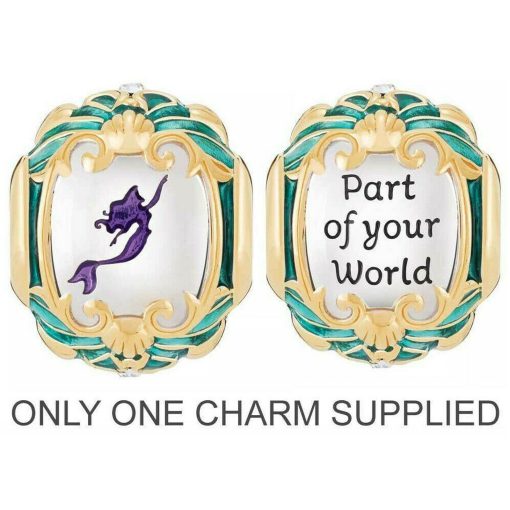 Chamilia Disney Little Mermaid Princess Ariel Part Of Your World Charm Bead