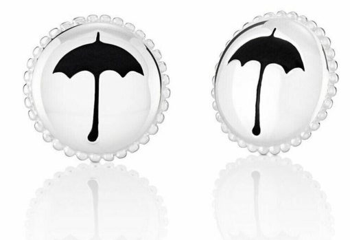 Chamilia Disney Mary Poppins Umbrella Genuine Silver Stud Earrings