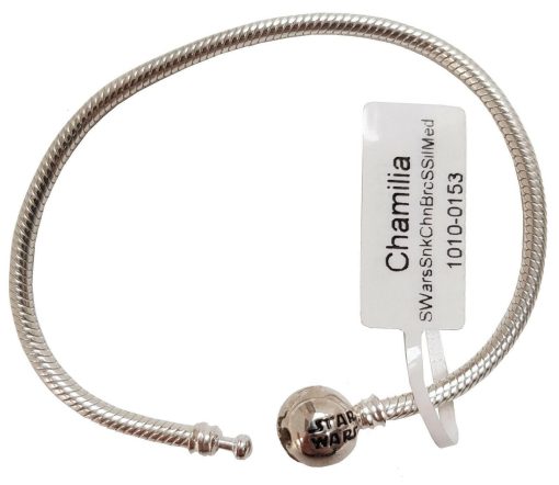 Chamilia Star Wars Genuine Silver Snap Clasp Snake Bracelet