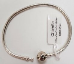 Chamilia Star Wars Genuine Silver Snap Clasp Snake Bracelet