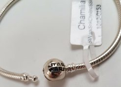 Chamilia Star Wars Genuine Silver Snap Clasp Snake Bracelet