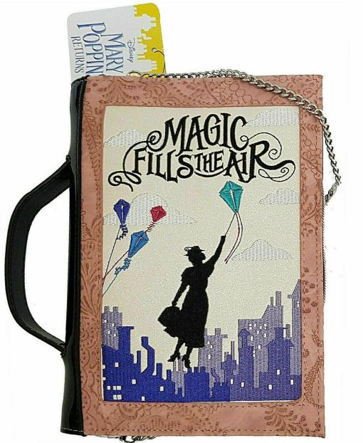 Danielle Nicole Disney Mary Poppins Returns Book Crossbody & Clutch Bag 2 in 1