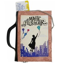 Danielle Nicole Disney Mary Poppins Returns Book Crossbody & Clutch Bag 2 in 1