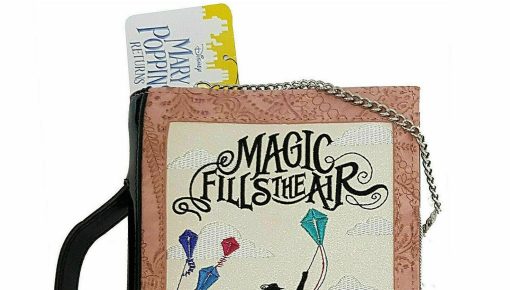 Danielle Nicole Disney Mary Poppins Returns Book Crossbody & Clutch Bag 2 in 1