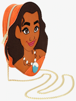 Danielle Nicole Disney Moana 3D Face Cross Body Bag