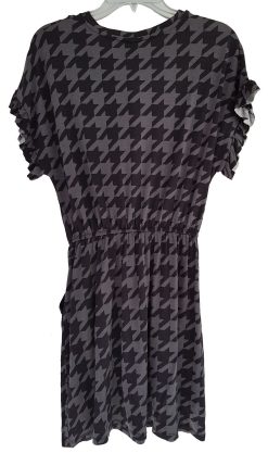 Disney 101 Dalmations Cruella De Vil Dress Grey Houndstooth Mini Small 8-10