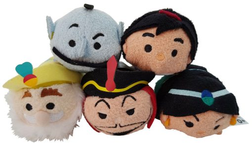 Disney Aladdin, Genie, Jasmine, Jafar & Sultan Mini Tsum Tsum Plush Soft Toy Bundle