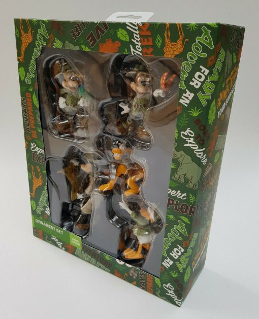 Disney Animal Kingdom Safari Figurines Christmas Tree Decoration Set