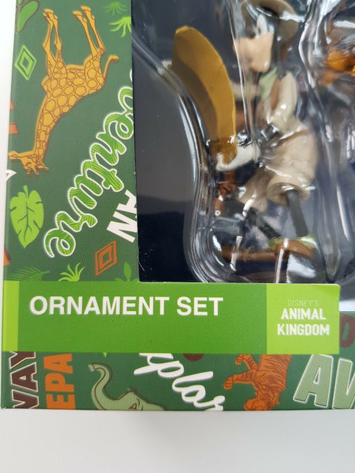 Disney Animal Kingdom Safari Figurines Christmas Tree Decoration Set