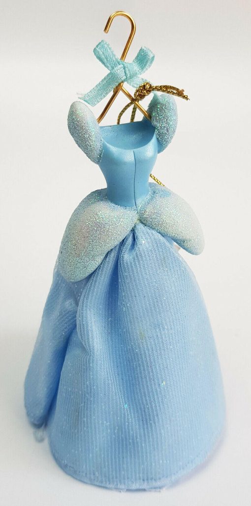 Disney Cinderella Dress Gown On Hanger Christmas Tree Hanging Decoration