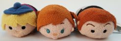 Disney Frozen Mini Tsum Tsum Anna Hans & Kristoff Plush Soft Toy Bundle