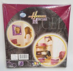 Disney Hannah Montana Mirror Purple Square Frame Wall Mounted Kidz Decor