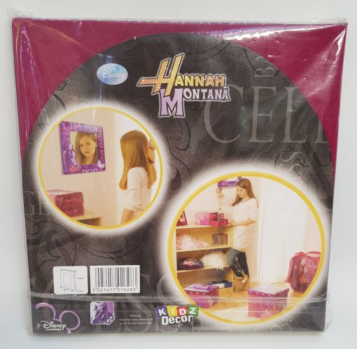 Disney Hannah Montana Mirror Purple Square Frame Wall Mounted Kidz Decor