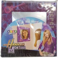 Disney Hannah Montana Mirror Purple Square Frame Wall Mounted Kidz Decor