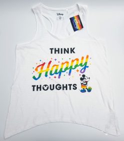 Disney Mickey Mouse Rainbow Pride Vest Top XL