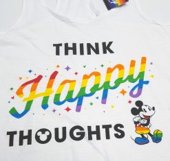 Disney Mickey Mouse Rainbow Pride Vest Top XL