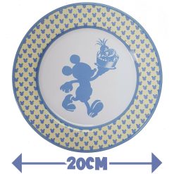 Disney Mickey Mouse Silhouette Place Plate 20cm