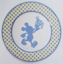 Disney Mickey Mouse Silhouette Place Plate 20cm