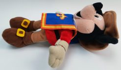 Disney Mickey Mouse Three Musketeers Dartagnan Plush Beanie Bean Vintage Toy 8