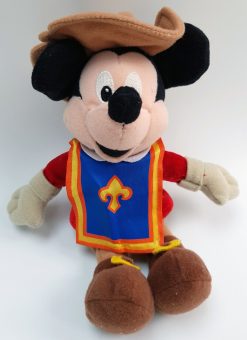 Disney Mickey Mouse Three Musketeers Dartagnan Plush Beanie Bean Vintage Toy 8