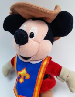 Disney Mickey Mouse Three Musketeers Dartagnan Plush Beanie Bean Vintage Toy 8