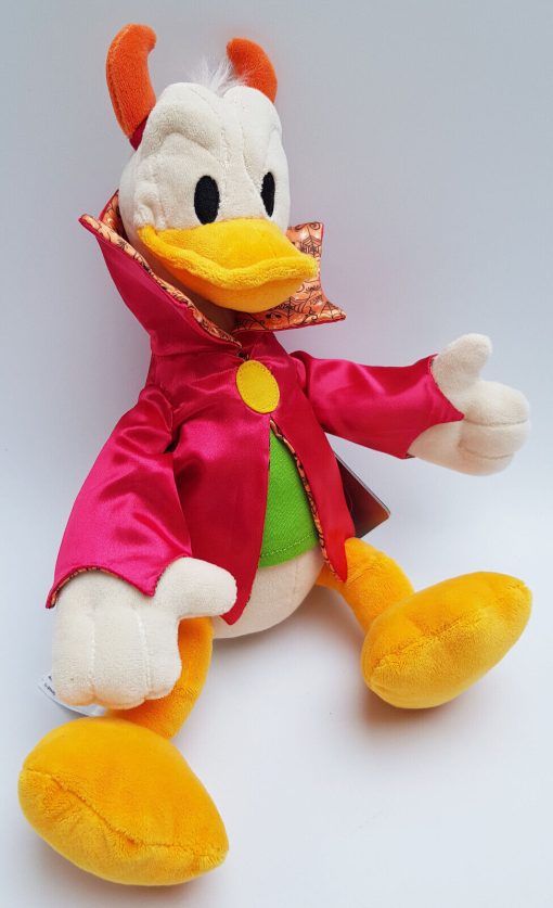 Disney Parks Donald Duck With Devil Horns Plush Soft Toy