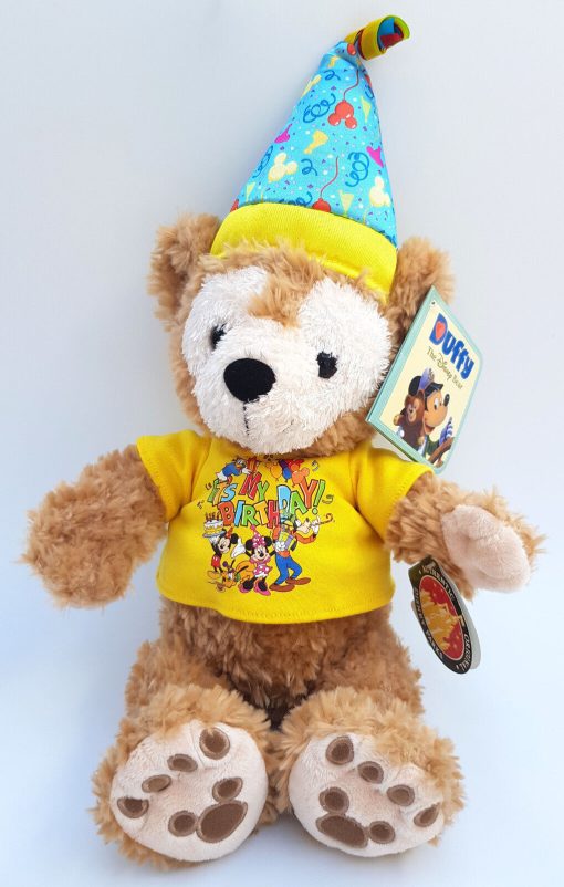 Disney Parks Duffy The Bear Plush It's My Birthday Party Soft Cuddly Toy Teddy