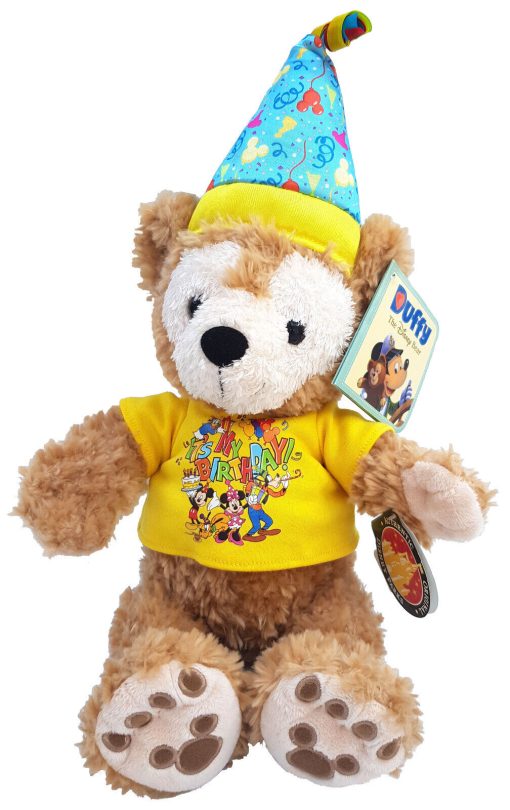 Disney Parks Duffy The Bear Plush It's My Birthday Party Soft Cuddly Toy Teddy