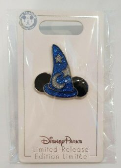 Disney Parks Fantasia Sorcerers Apprentice Hat Wishes Come True Pin Trading Badge