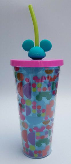 Disney Parks Fastpass To Friday Tumbler Travel Cup With Mickey Mouse Straw