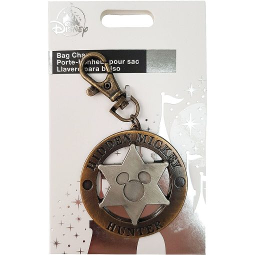 Disney Parks Hidden Mickey Mouse Hunter Dangle Bag Charm