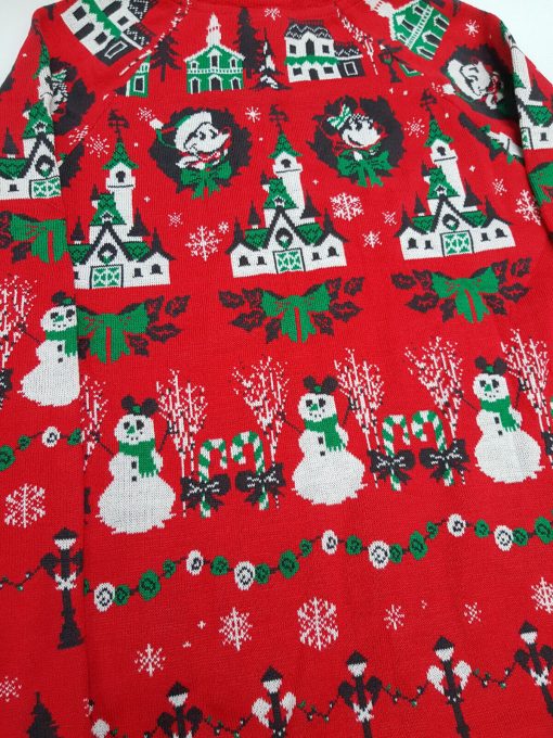 Disney Parks Mickey & Minnie Mouse Light Up Christmas Jumper XL X-Large